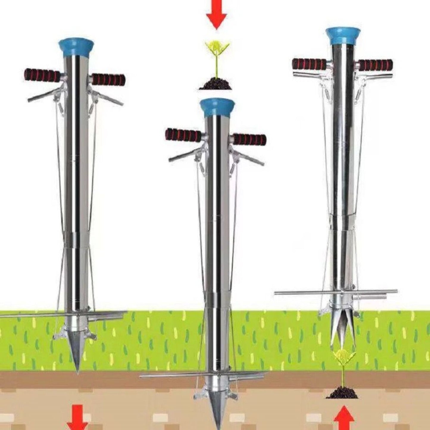 Kiváló kézi vetőgép zöldségekhez, palántákhoz és virágokhoz - Hammer Tools