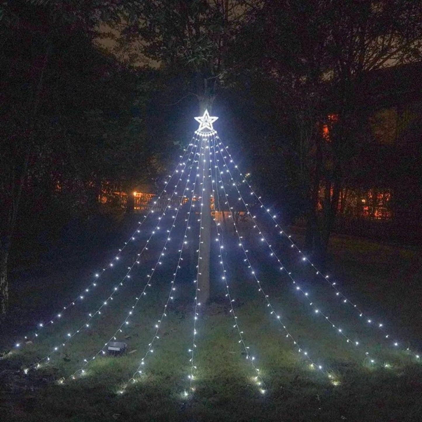 SZUPER CSILLAG LÁMPÁKAL FENYŐHOZ 3,5M