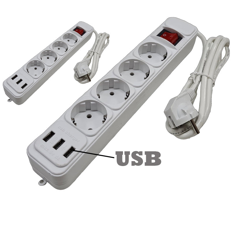 HOSSZABBÍTÓ KÁBEL (4 ALJZAT, 3 USB BEMENET) - 2 DB