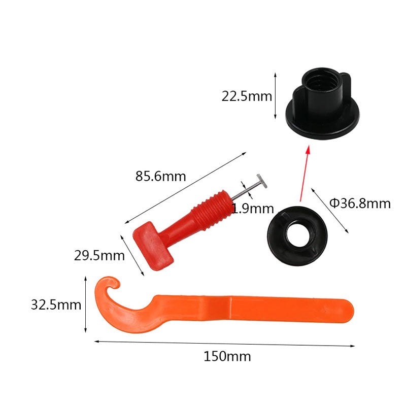 SZERSZÁM CSEMPE FEKTÉSÉHEZ - 50 DB